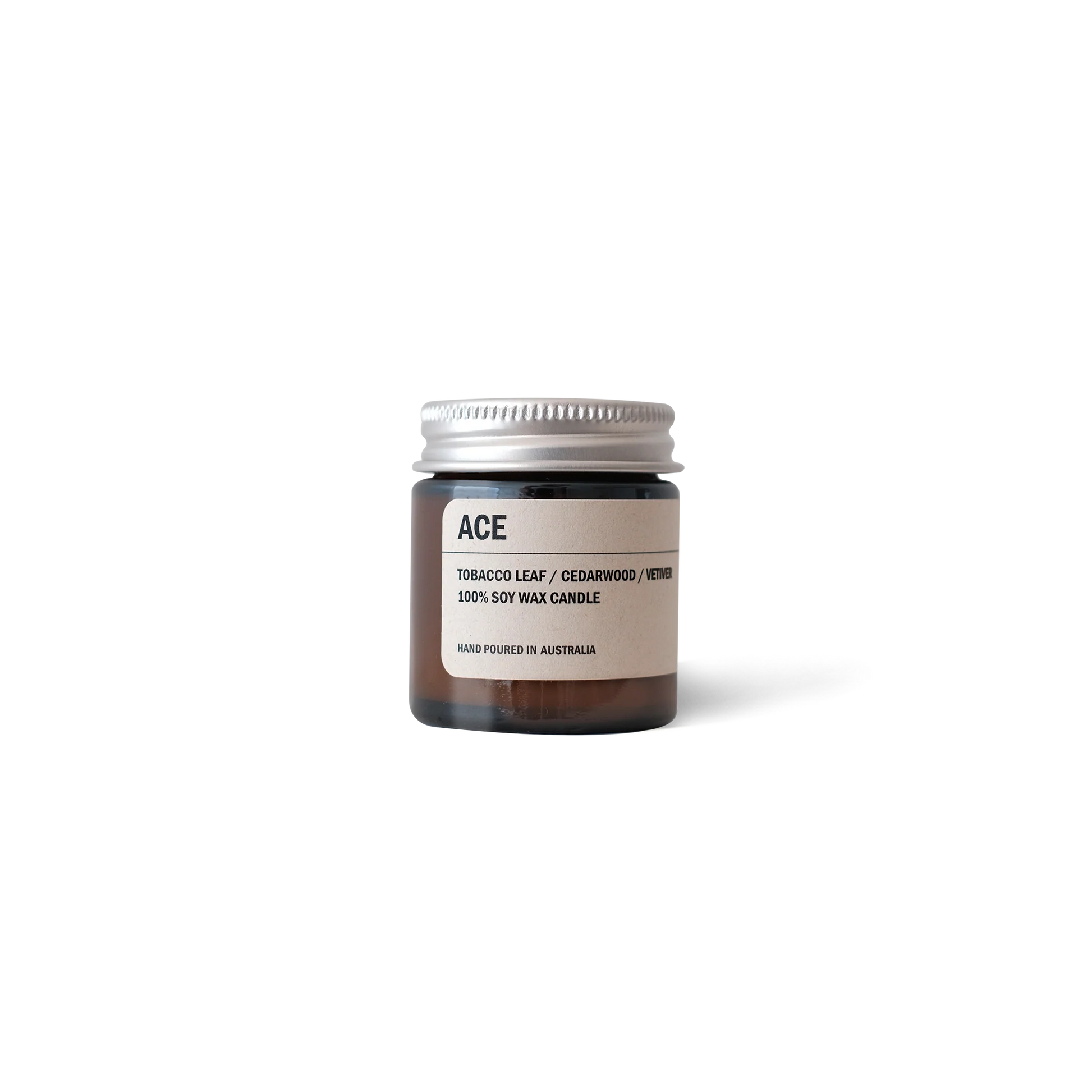 9to5 Studios_Posie Candle ACE: Tobacco Leaf / Cedarwood / Vetiver