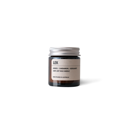 9to5 Studios_Posie Candle LEK: Amber / Cardamom / Bergamot
