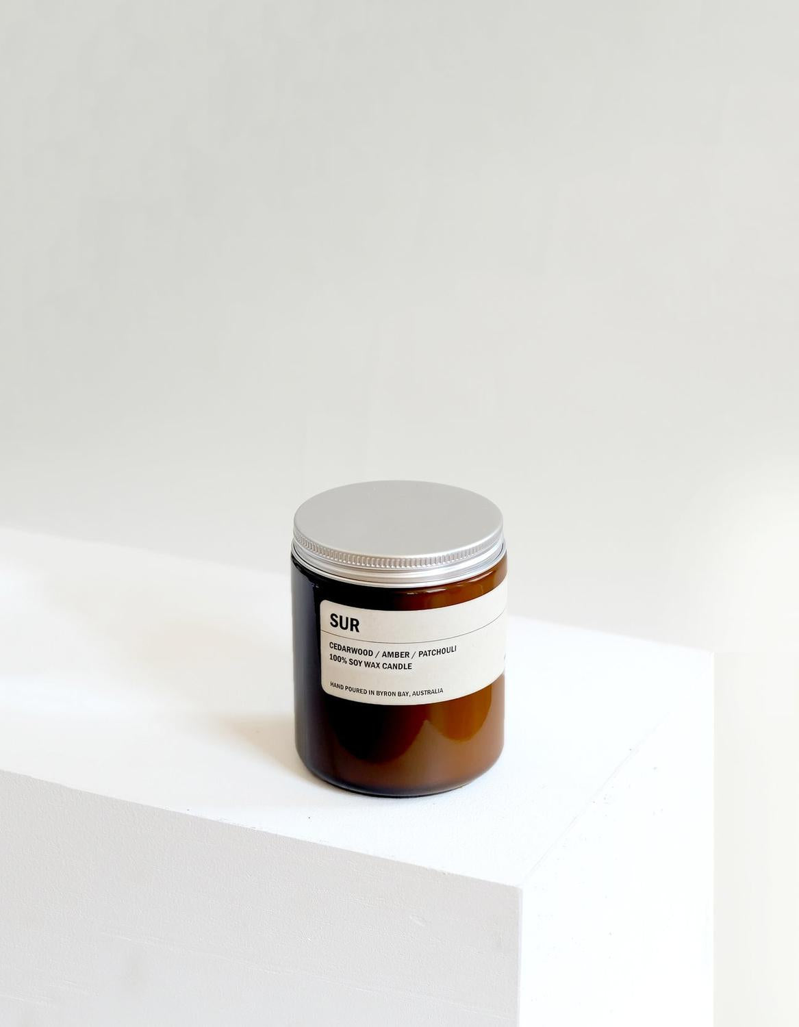 9to5 Studios_Posie Candle SUR: Cedarwood / Amber / Patchouli_Australian soy wax candles