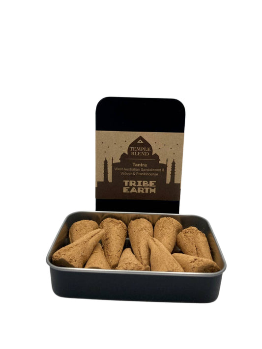 9to5 Studios_Tantra Cones - Sandalwood, Vetiver, Frankincense, Tobacco