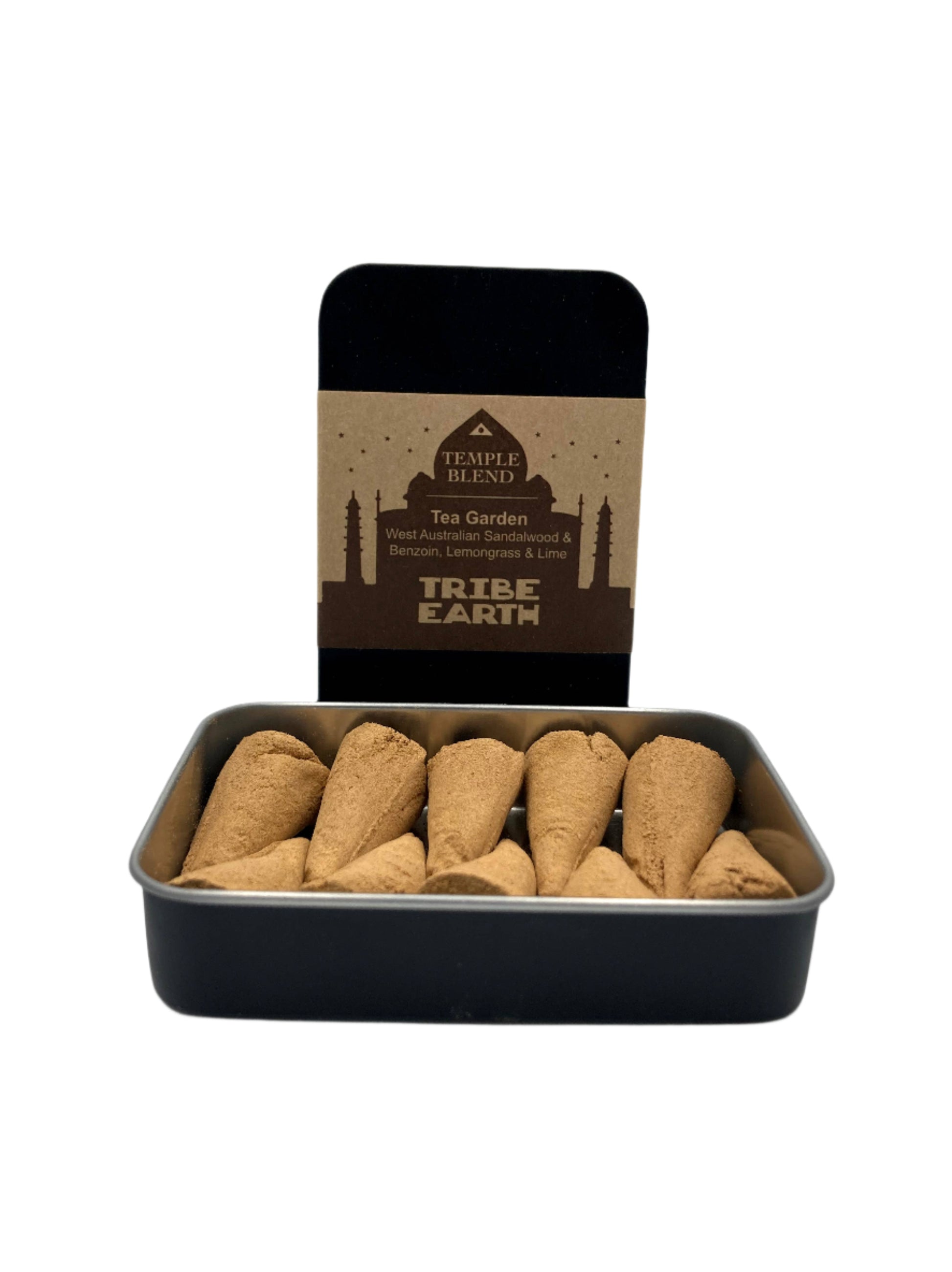 9to5 Studios_Tea Garden Cones-Sandalwood, Benzoin, Lime & Lemongrass