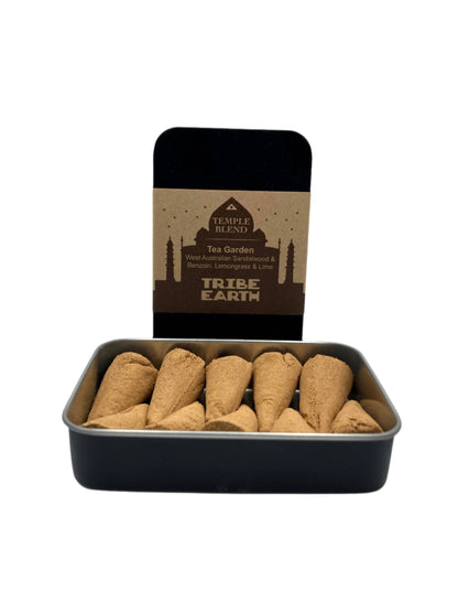 9to5 Studios_Tea Garden Cones-Sandalwood, Benzoin, Lime & Lemongrass