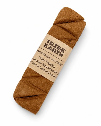 Tribe Earth WILD TRACKS Incense Plank made from Western Australian Sandalwood and native botanicals