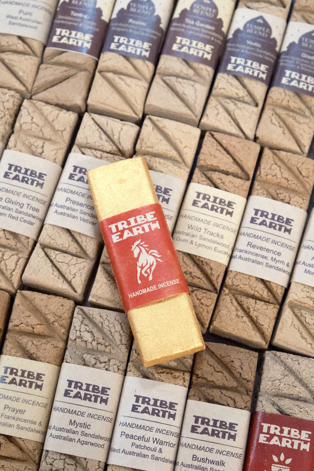 9to5 Studios Tribe Earth Year of the Fire Horse 2026 - HANDMADE INCENSE PLANK