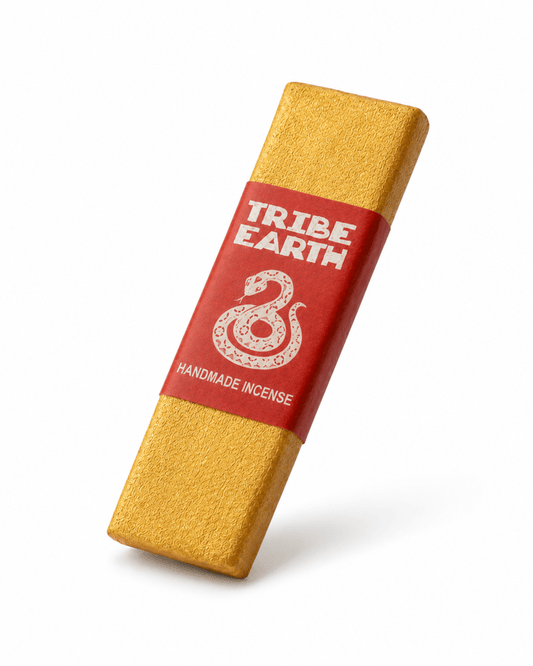 Tribe Earth Year of the Snake incense plank celebrating transformation and spiritual growth 2025