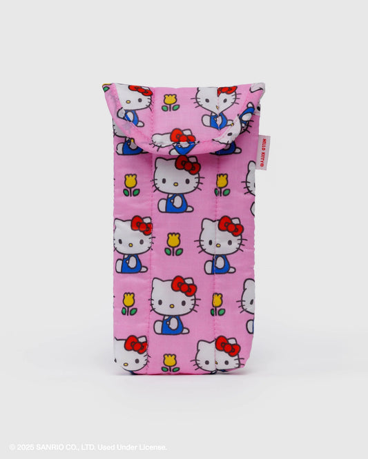 9to5 Studios_BAGGU Puffy Glasses Sleeve – Hello Kitty Pink