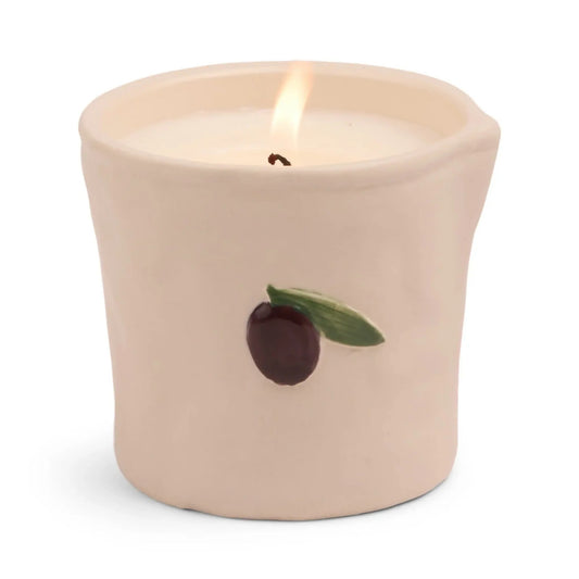 9to5 Studios_Paddywax Bistro Olive Embossed Ceramic Candle - Fig & Olive Boxed