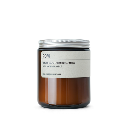 9to5studios Posie Candle POM: Tomato Leaf / Lemon Peel / Moss