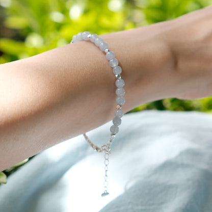 Aquamarine Breeze Bracelet Sterling Silver 9to5 Studios