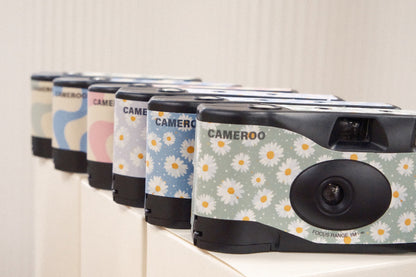 9to5 Studios Cameroo Disposable 35mm Film Camera - Daisy Bloom - Ocean Bloom