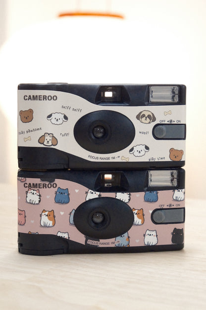 9to5 Studios Cameroo Disposable 35mm Film Camera - Kitty Crush