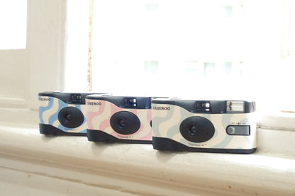 9to5 Studios Cameroo Disposable 35mm Film Camera - Wavy - Soft Blush
