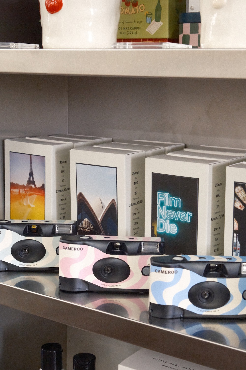 9to5 Studios Cameroo Disposable 35mm Film Camera - Wavy - Soft Blush