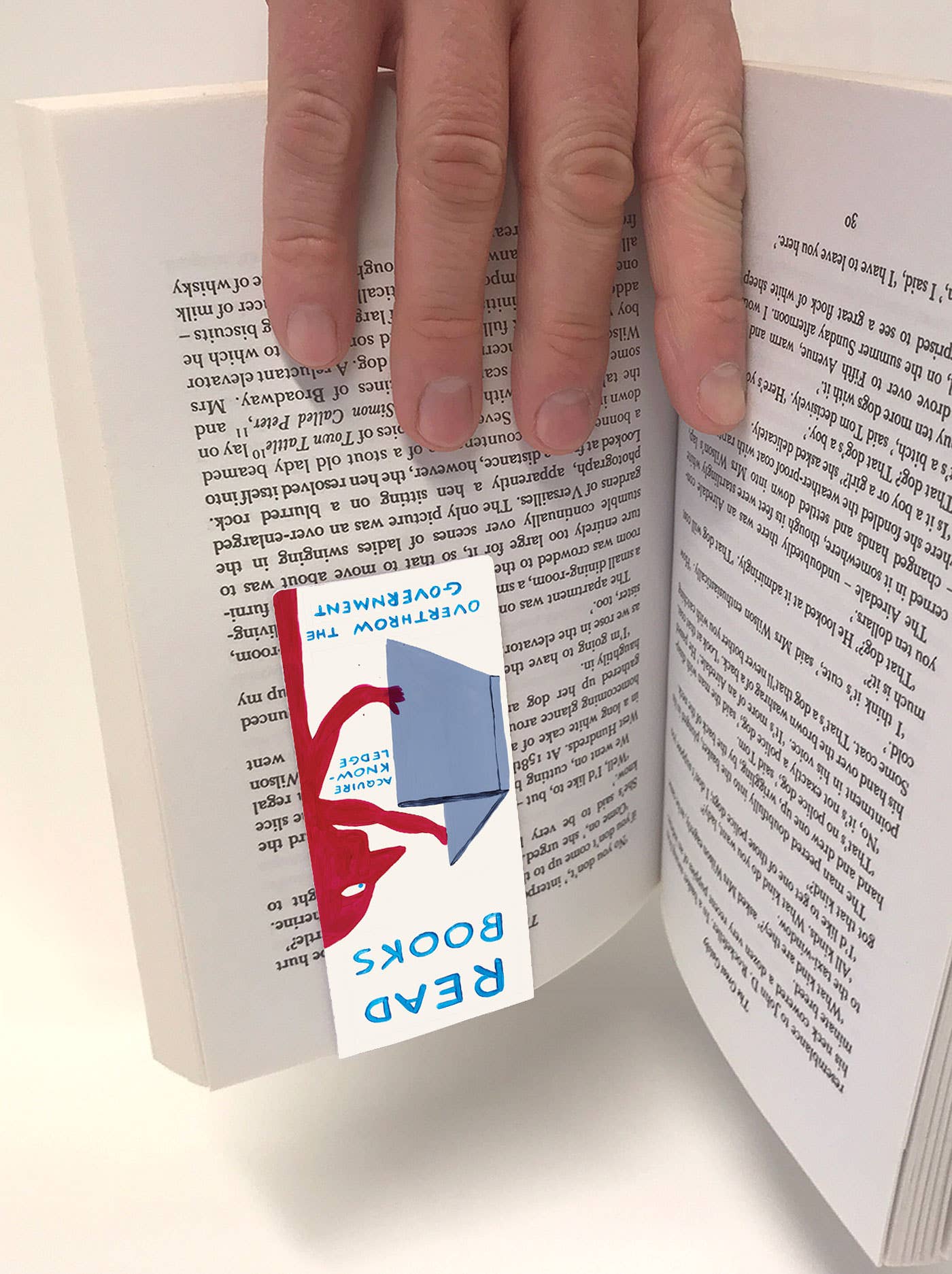 9to5 Studios_David Shrigley Magnetic Bookmark Read Books