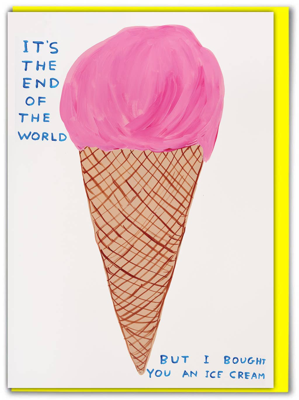 9to5 Studios_Funny David Shrigley - End Of The World Greetings Card