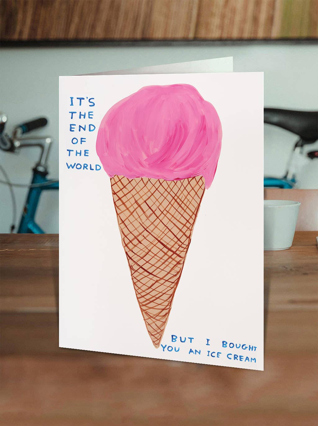 9to5 Studios_Funny David Shrigley - End Of The World Greetings Card