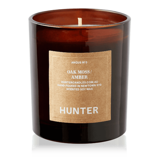 9to5 Studios_Hunter Candles - ANGUS / oak moss + amber