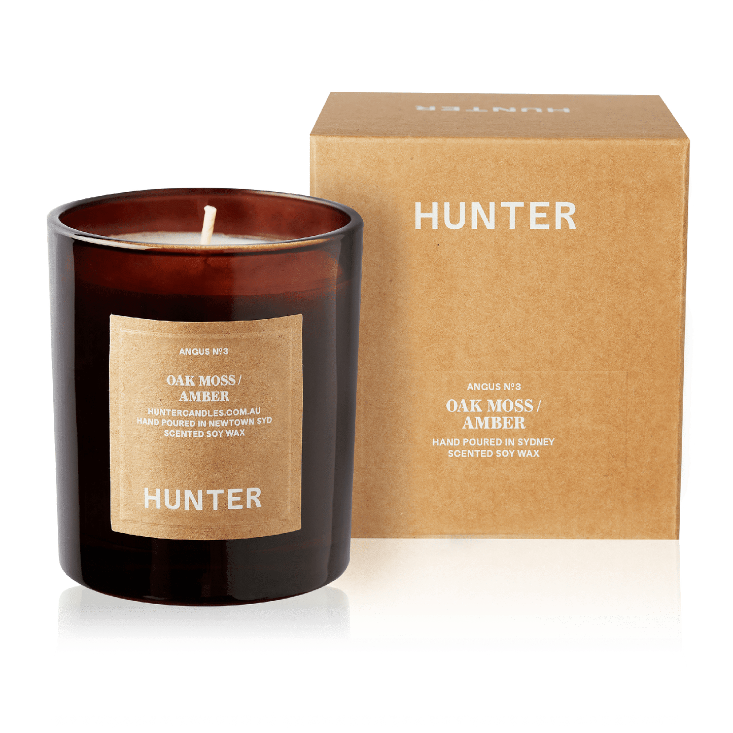 9to5 Studios_Hunter Candles - ANGUS / oak moss + amber