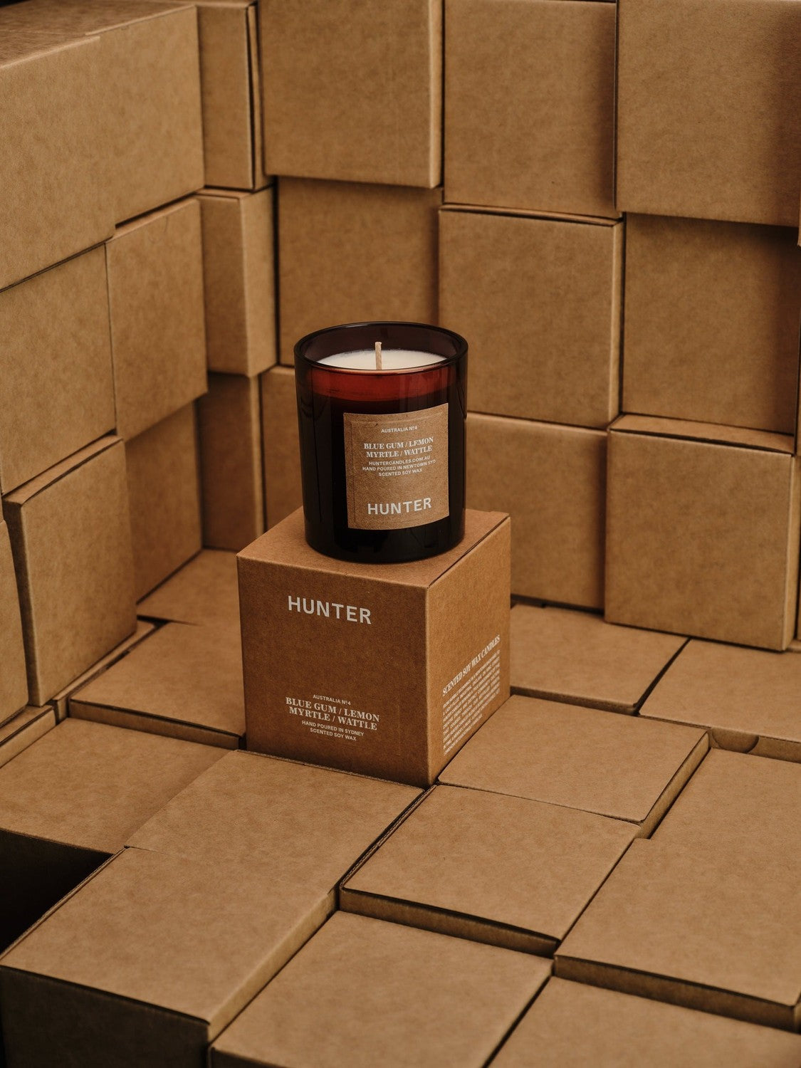 9to5 Studios_Hunter Candles - AUSTRALIA / blue gum + lemon myrtle + wattle