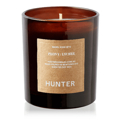 9to5 Studios_Hunter Candles - MABEL ROSE / peony + lychee_Australian soy wax candles