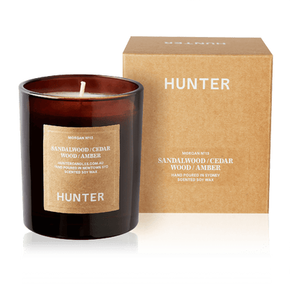 9to5 Studios_Hunter Candles - MORGAN / sandalwood + cedar wood + amber