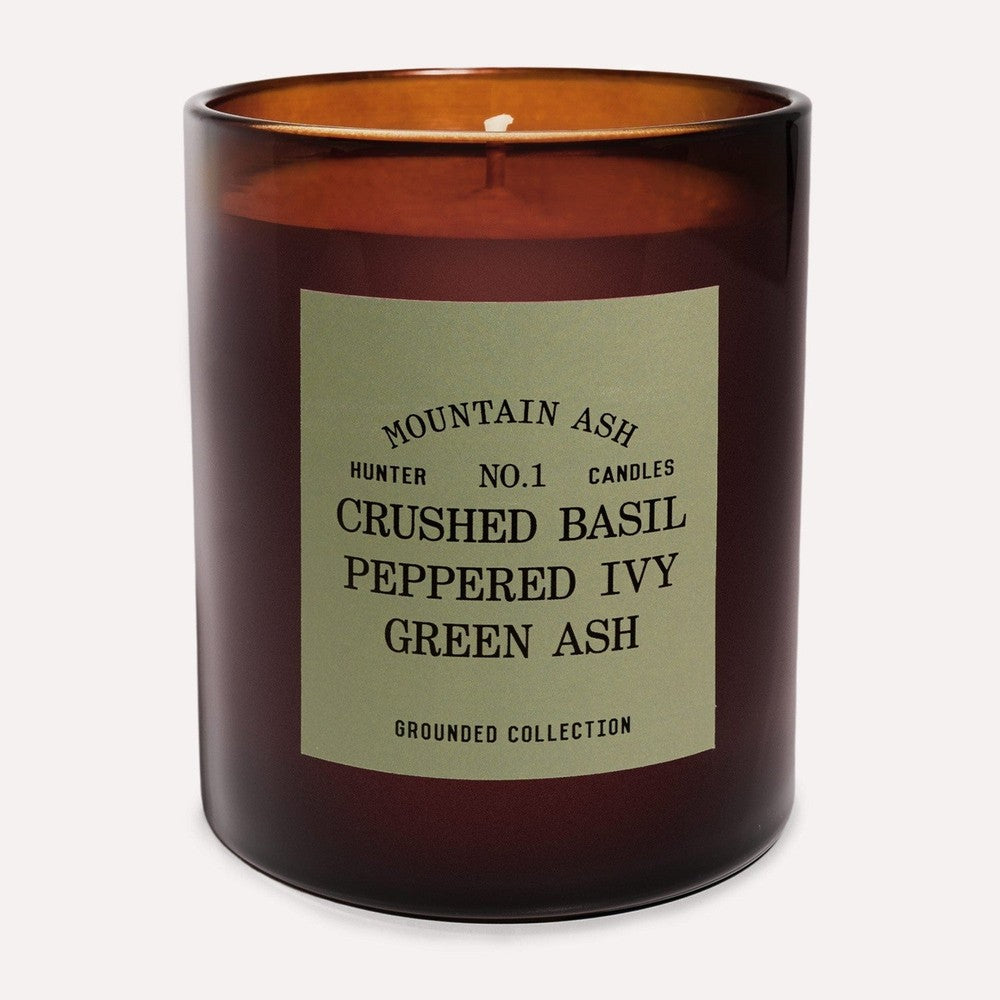 9to5 Studios_Hunter Candles - NO. 1 MOUNTAIN ASH / crushed basil, peppered ivy, green ash_Australian soy wax candles