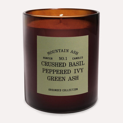 9to5 Studios_Hunter Candles - NO. 1 MOUNTAIN ASH / crushed basil, peppered ivy, green ash_Australian soy wax candles