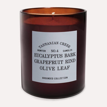 9to5 Studios_Hunter Candles - NO. 4 TASMANIAN CREEK / eucalyptus bark, grapefruit rind, olive leaf_Australian soy wax candles