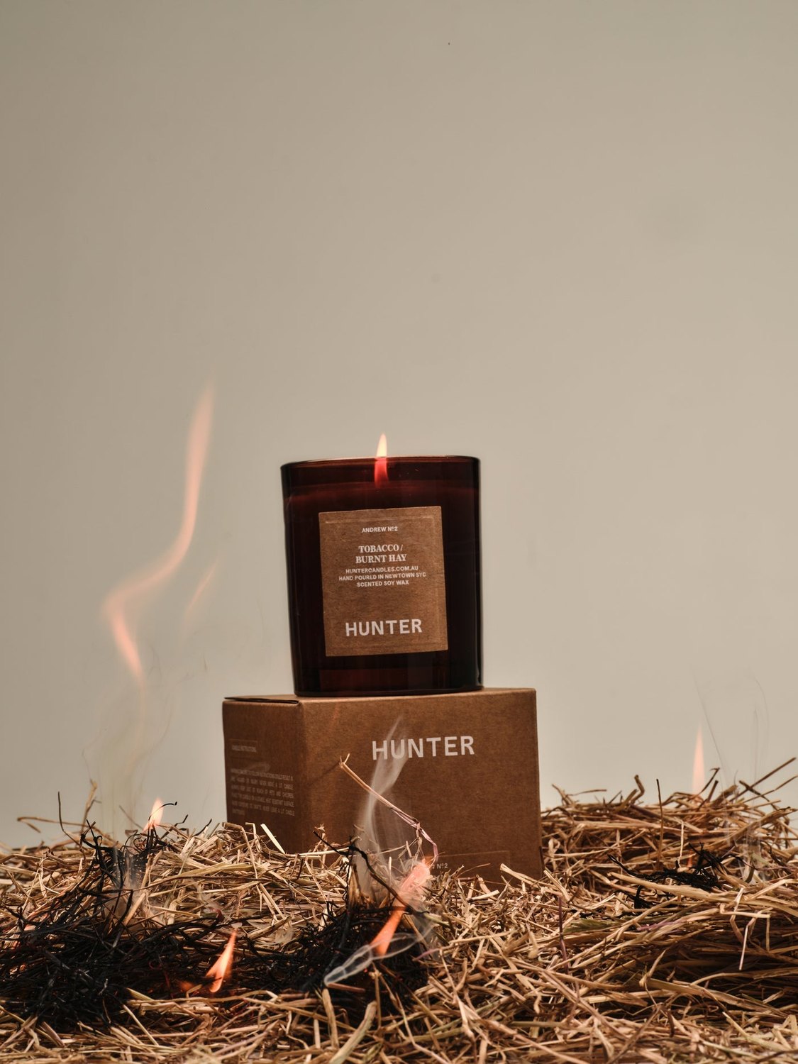 9to5 Studios_Hunter Candles - ANDREW / tobacco + burnt hay