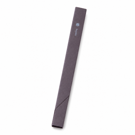 Kousaido WABOKU Zelkova incense stick packaging with traditional Japanese forest design
