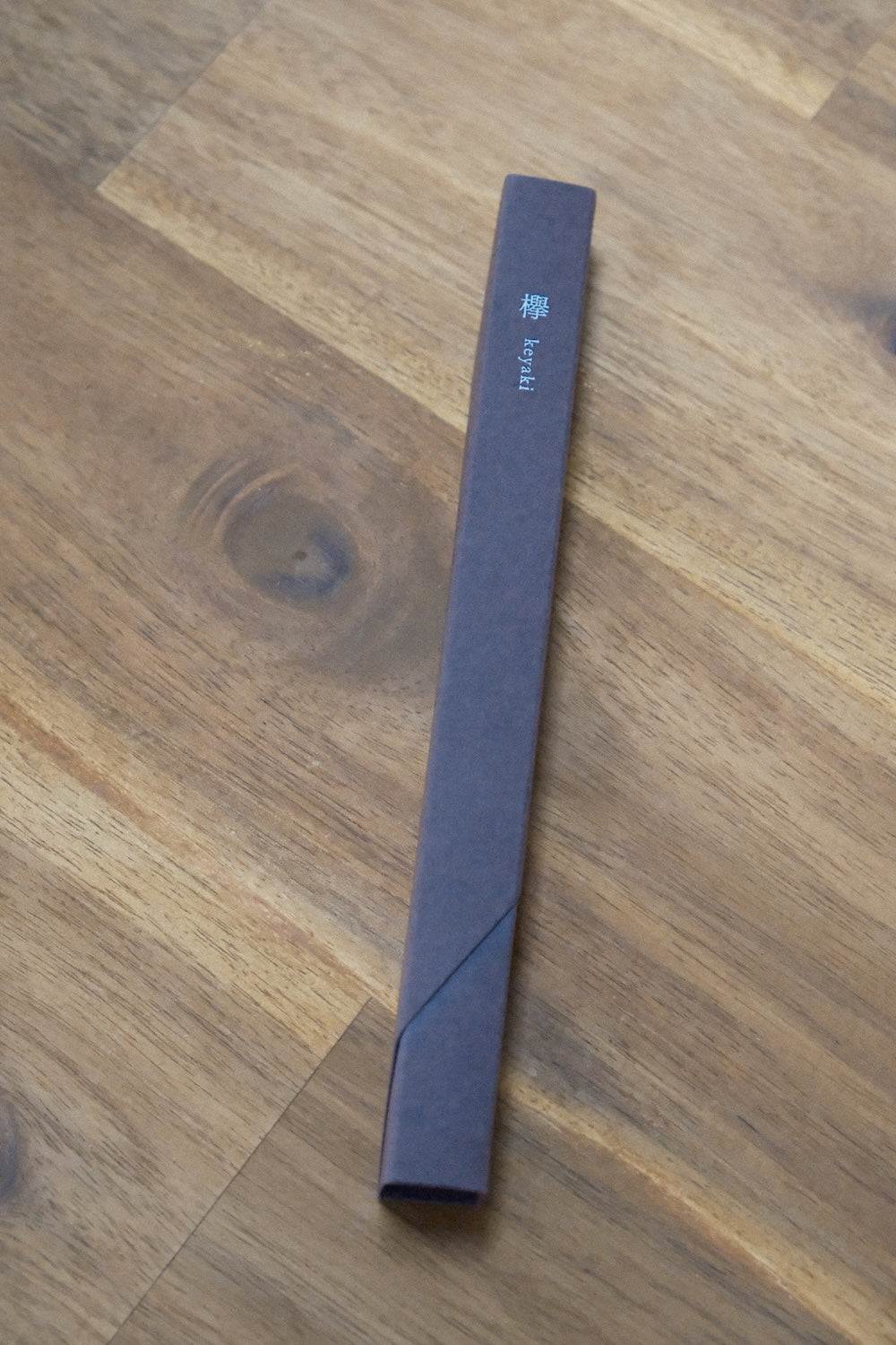 Kousaido WABOKU Zelkova incense sticks with warm sandalwood scent, traditional Japanese aroma